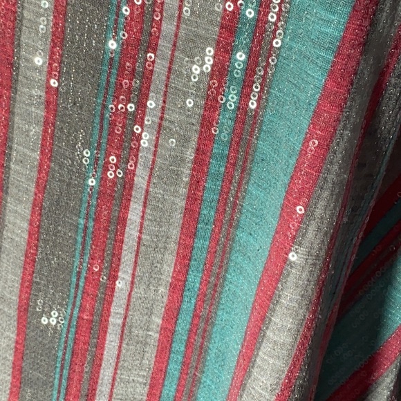 M - TRIXIE + LULU - sequin multi colored tank w zipper in back - Picture 11 of 16